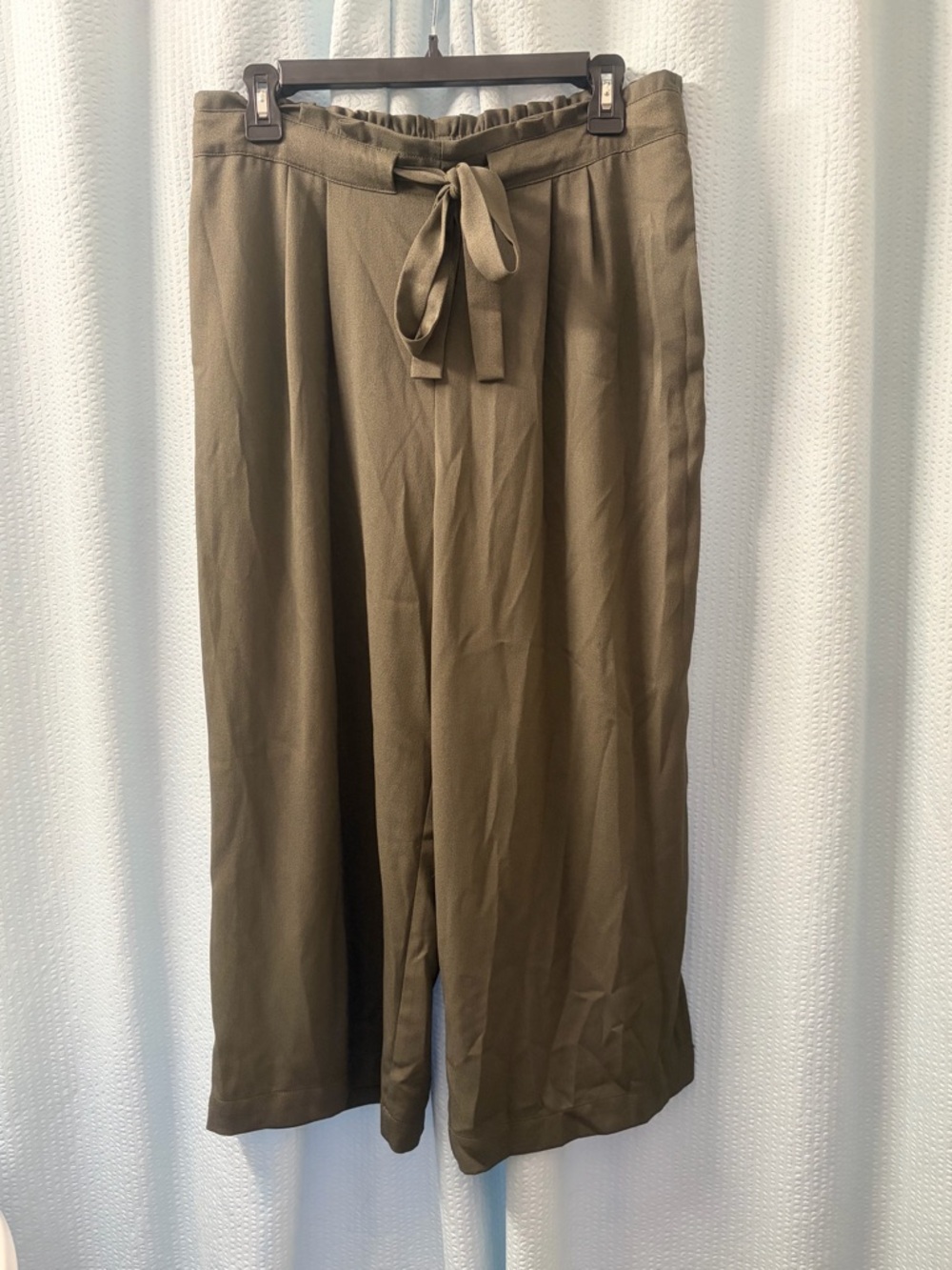 DR2 Olive Tie Waist Pants